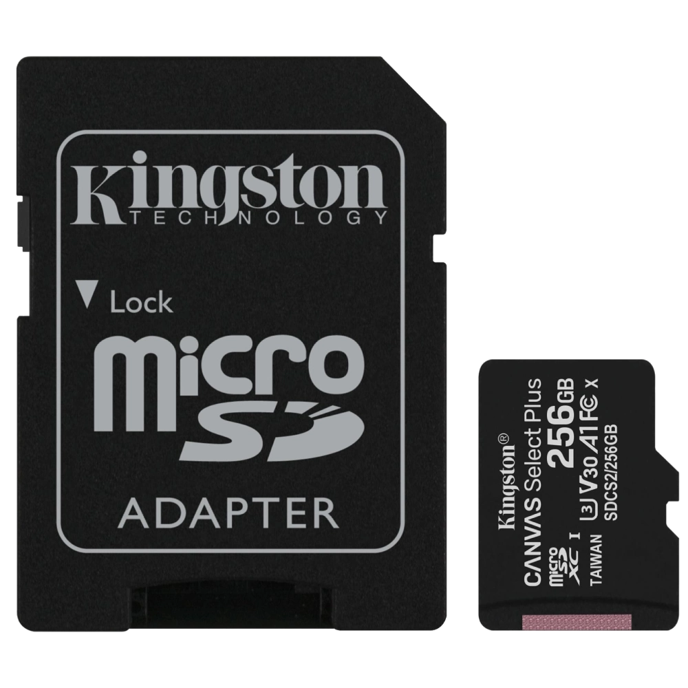 Карта памяти microSDXC Kingston 256Гб