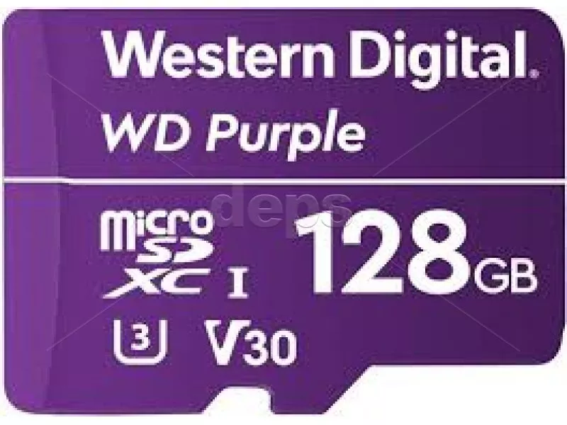 Карта памяти Western Digital серии Purple MICRO SDXC 128GB UHS-I