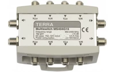 Каскадовані мультисвічі TERRA MS404L6 MS404G15