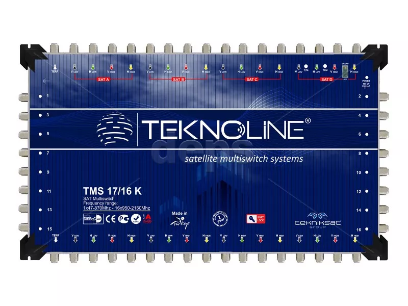 Каскадируемый мультисвич Teknoline TMS1716K