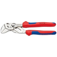 Клещи KNIPEX переставные клещи-гаечный ключ, 180мм, двухкомпонентные ручки (86 05 180)
