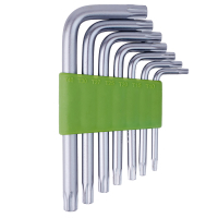 Ключ Alloid изогнутый TORX, 7 шт. (HT-0712)