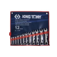 Ключ KING TONY комбинированный укороченный 12шт., 8-19 мм (1282MR)