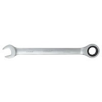 Ключ Sigma рожково-накидной с трещеткой 24мм CrV polished (6022241)
