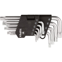 Ключ Topex ключі шестигранні Torx T10-T50, набір 9 шт.*1 уп. (35D960)
