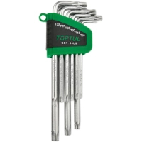 Ключ Toptul Г-образный TORX T10-T50 9шт. длинных (GSN-09LS)