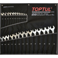 Ключ Toptul ключей комбинированных 26 шт 6-32 мм Super-Torque (GPAW2601)