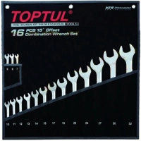 Ключ Toptul ріжково-накидний 16 шт. 7-32 Hi-Performance (GPAX1601)