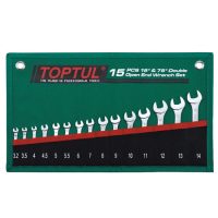 Ключ Toptul ріжковий 15 шт. 3,2-14мм 15 ° х75 ° (GRAJ1501)