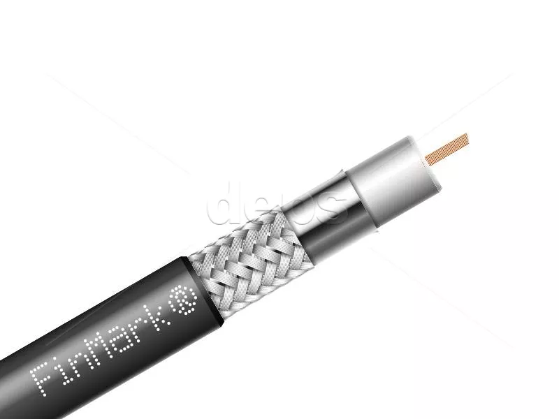 Коаксіальний кабель FinMark RG-213-TC97-cu RG-213-TC97-cu black FinMark 500m=1drum
