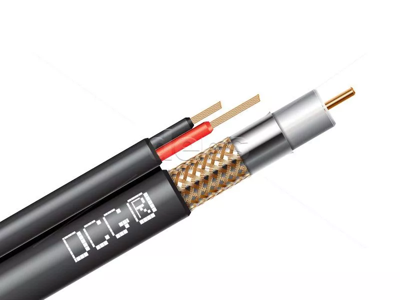 Коаксиальный кабель DCG RG-59cu black-2x0.50