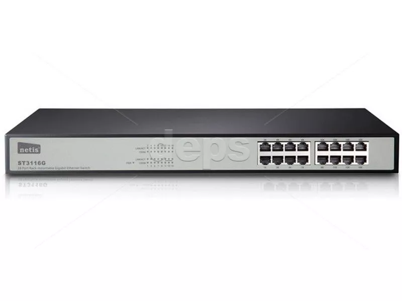 Коммутатор Gigabit Ethernet с 16 портами Netis ST3116G