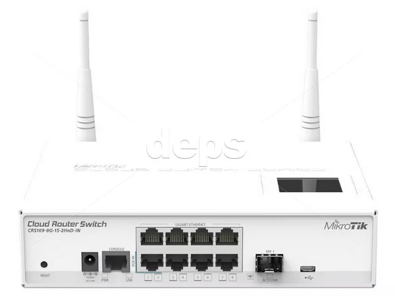 Коммутатор MikroTik CRS109-8G-1S-2HnD-IN