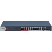 Коммутатор сетевой Hikvision DS-3E1326P-EI(B)