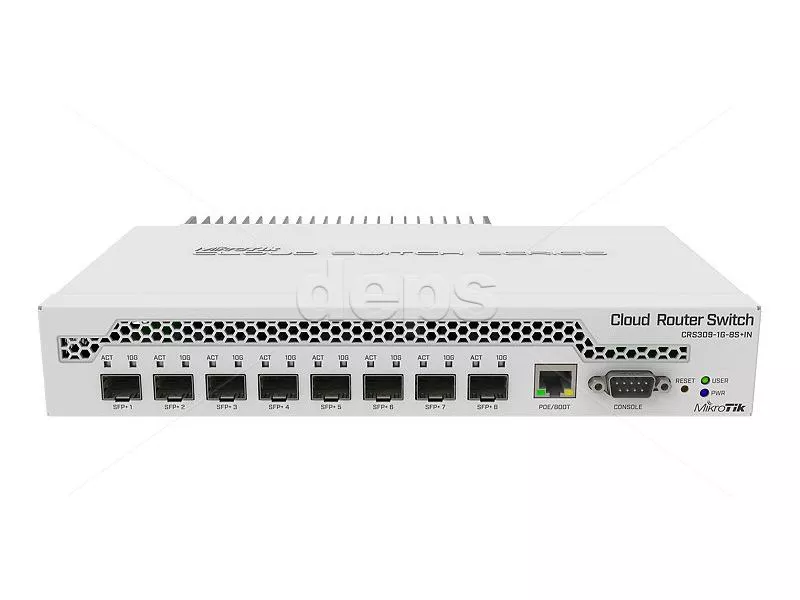 Коммутатор управляемый MikroTik CRS309-1G-8S+IN
