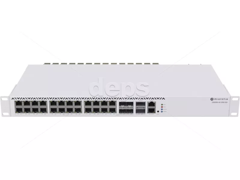 Коммутатор управляемый MikroTik CRS326-4C+20G+2Q+RM