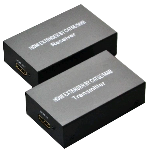 Комплект- передатчик + приемник HDMI-LAN 60 м