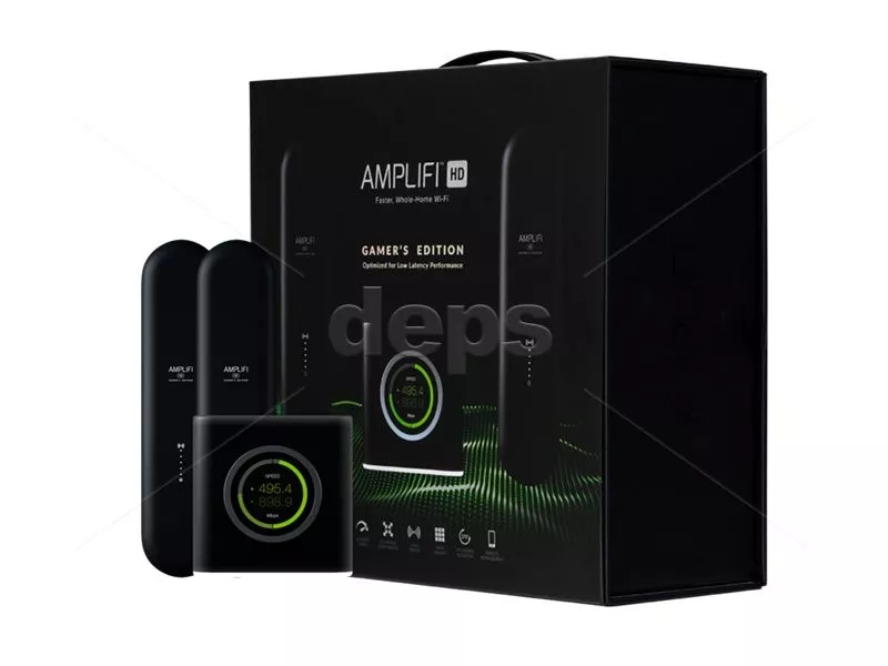 Комплект (из безпроводного маршрутизатора AFi-R и двух точек AFi-P-HD) Ubiquiti AmpliFi High Density Gamer's Edition  (AFi-G)