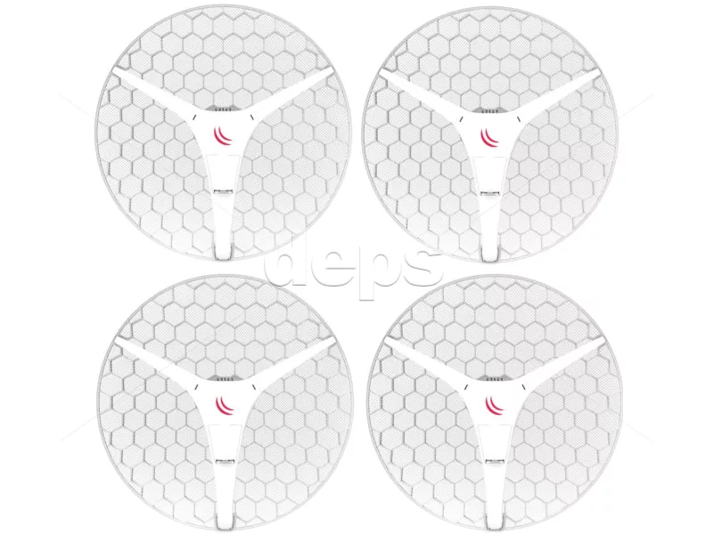 Комплект з 4-х точок доступу (зовнішніх) MikroTik RBLHGG-5acD-XL4pack