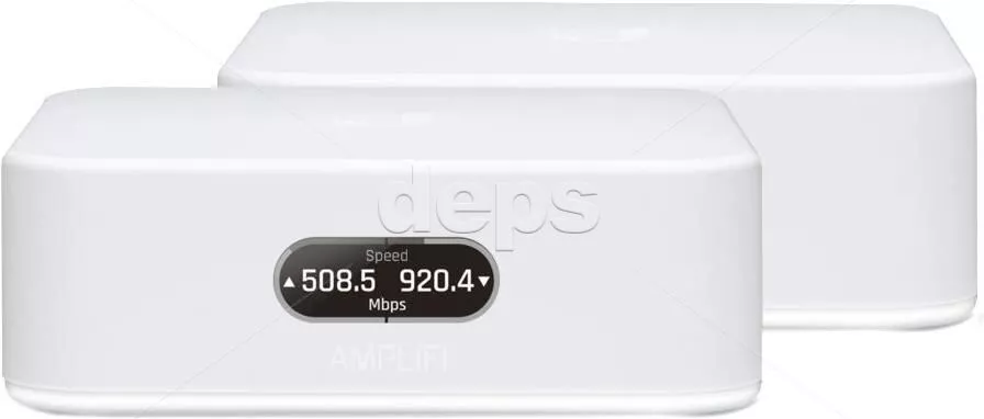 Комплект (з бездротового маршрутизатора AFi-INS-R і точки доступу AFi-INS-MP) Ubiquiti AmpliFi Instant Mesh System (AFi-INS)
