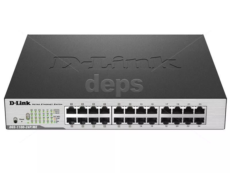 Комутатор 2 рівня D-Link DGS-1100-24P/ME