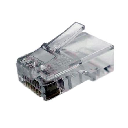 Конектор прохідного типу кат.5E (пачка 100 шт) RJ45 UTP