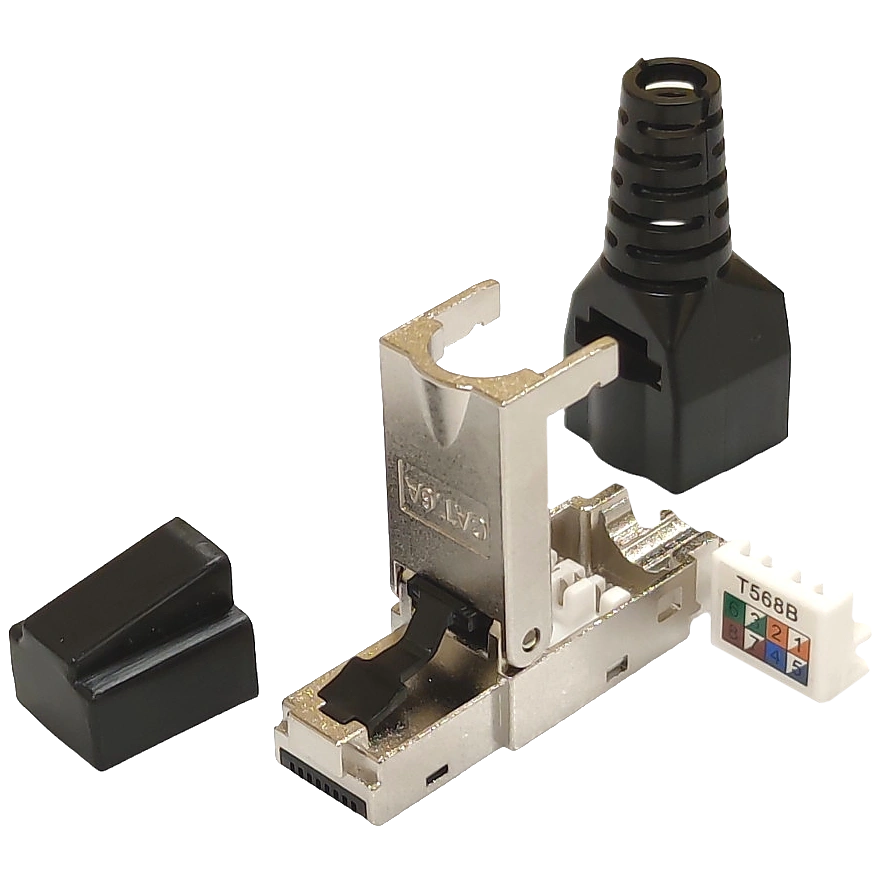 Коннектор экранированный RJ45 STP кат. 6A