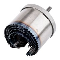 Коронка Graphite по дереву, закаленные зубцы, 26-63х50мм, 7шт (56T752)