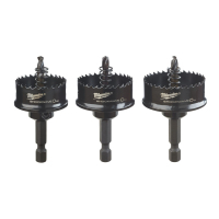 Коронка Milwaukee Shockwave 22/29/35мм 3шт (49224800)