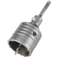 Коронка Neo Tools по бетону, биметаллическая, SDS+, 65мм (55-321)