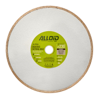Круг отрезной Alloid алмазний, з суцільною кромкою, 230мм (DS-7230K)