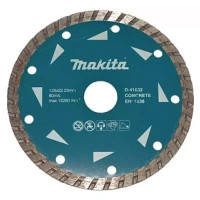Круг отрезной Makita алмазный по бетону турбо 125х22.23 мм (D-41632)