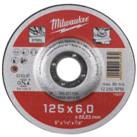 Круг отрезной Milwaukee по металлу, SCS 41/125х6, 125мм (4932451482)