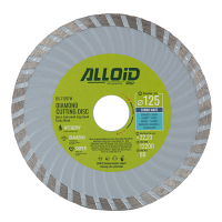 Круг відрізний Alloid алмазний, Turbo Wave, 125мм (DS-7125TW)