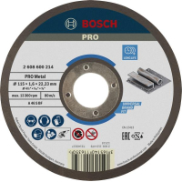 Круг відрізний Bosch Professional, для металу, 115×1.6×22.23 mm (2.608.600.214)