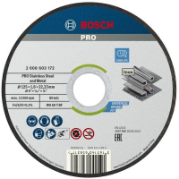 Круг відрізний Bosch Professional, для нержавіючої сталі та металу, 125×1.6×22.23 mm (2.608.603.172)