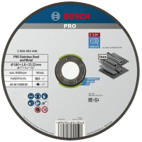 Круг відрізний Bosch Professional, для нержавіючої сталі та металу, 180×1.6×22.23 mm (2.608.603.406)