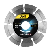 Круг відрізний Deli 125 x 22,2 мм для сухого різу (EDH-SQP125-E1)