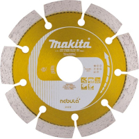 Круг відрізний Makita алмазний NEBULA по бетону сегментний 125х22,23 мм, сухий різ (B-53992)