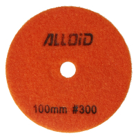 Круг зачистной Alloid Pro, алмазный, шлифовальный, на липучке, 100мм, зерно 300 (DD-63287)