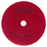Круг зачистной Alloid Pro, алмазный, шлифовальный, на липучке, 100мм, зерно 400 (DD-63288)