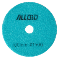 Круг зачистной Alloid Pro, алмазный, шлифовальный, на липучке, COMBS, 100мм, зерно 1500 (DD-63384)
