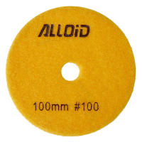 Круг зачистной Alloid Pro, алмазный, шлифовальный, на липучке, STAR, 100мм, зерно 100 (DD-63370)