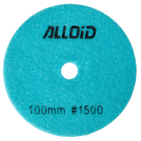 Круг зачистной Alloid Pro, алмазный, шлифовальный, на липучке, STAR, 100мм, зерно 1500 (DD-63376)