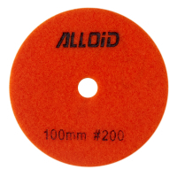 Круг зачистной Alloid Pro, алмазный, шлифовальный, на липучке, STAR, 100мм, зерно 200 (DD-63372)