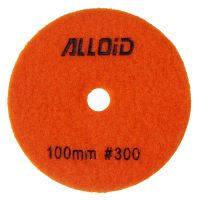 Круг зачистной Alloid Pro, алмазный, шлифовальный, на липучке, STAR, 100мм, зерно 300 (DD-63373)