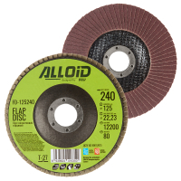 Круг зачистной Alloid торцевой, лепестковый, 125мм, зерно 240, T27 (FD-125240)