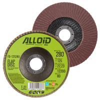Круг зачистной Alloid торцевой, лепестковый, 125мм, зерно 280, T27 (FD-125280)