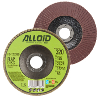 Круг зачистной Alloid торцевой, лепестковый, 125мм, зерно 320, T27 (FD-125320)