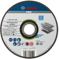 Круг зачистной Bosch Professional для нержавеющей стали 125x6x22.23мм (2.608.602.488)